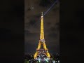 Eiffel Tower Lights Show at Night 🌟 | Sparkling Paris in 4K