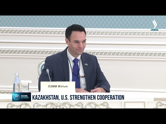 Kazakhstan, U.S. strengthen cooperation