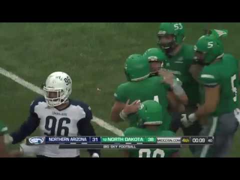 UND football - Highlights vs NAU, Big Sky championship - 11/12/16