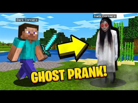 Creepy Ghost Prank in Minecraft!