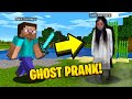 Pranking As A CREEPY GHOST In Minecraft Funny Minecraft Video