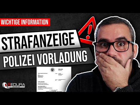 Polizeitricks: Begehe NIEMALS diesen Fehler | Strafanzeige und VORLADUNG zur Polizei | 2023