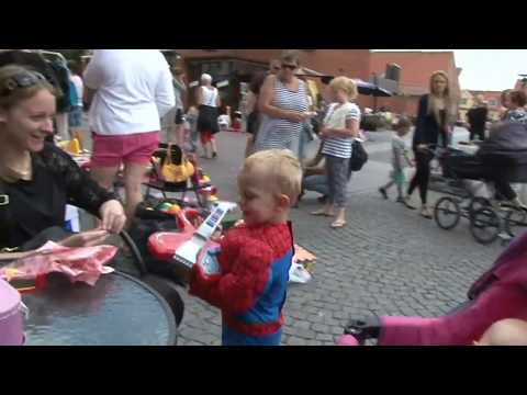 Børneloppemarked i Kerteminde i 2014.