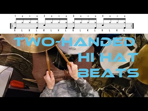 Weekly Drum Lesson: Two-Handed Hi Hat Beats