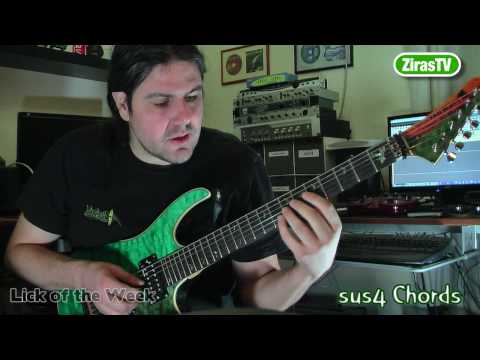 sus4 chords (and how to use them) | Lick of the Week 73