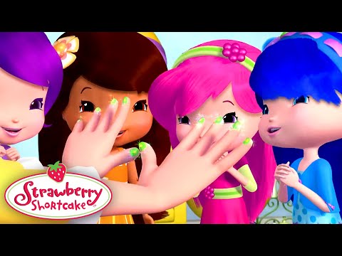 EPIC glitter nails! 🍓 Strawberry Shortcake 🍓Double Episode 🍓 Kids Show - Kids TV Series, Kingdom Kids Zone - Strawberry Shortcake - WildBrain
