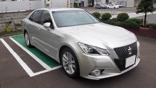 2013 New TOYOTA CROWN Athlete HYBRID - Exterior &amp; Interior