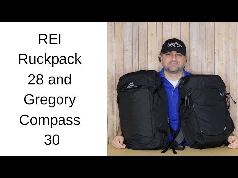 REI RUCKPACK 28L AND GREGORY COMPASS 30