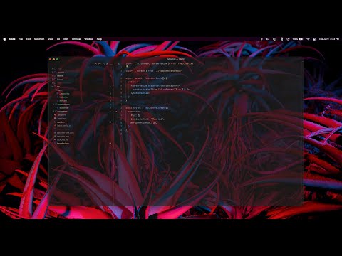 How to make Vs Code transparent [macOS]