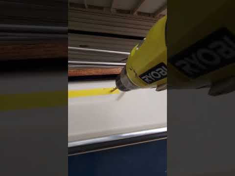 How to put a screw into a boat without cracking the Gelcoat #cuddycabin #boat #repair #cover