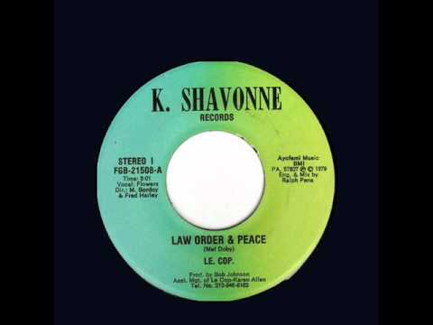 Le Cop - Law Order & Peace - 1979