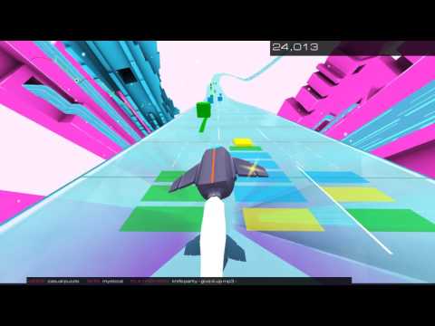 Knife Party - Give It Up (AudioSurf 2)