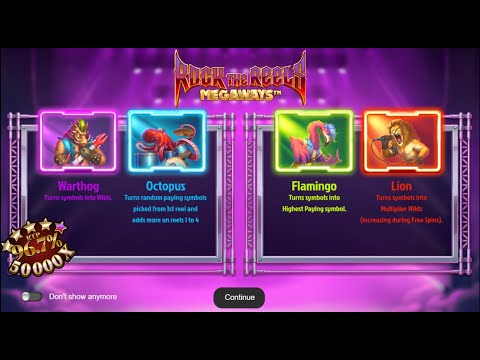 Rock The Reels Megaways gameplay video