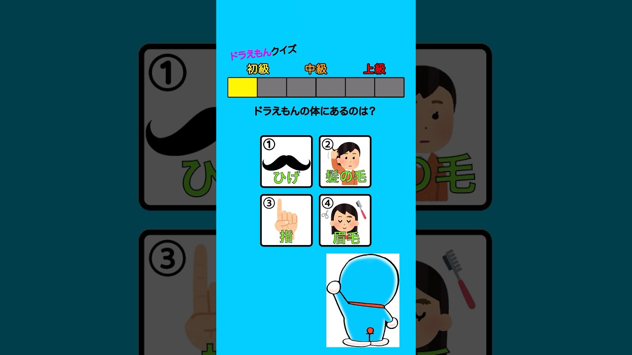 【ドラえもんクイズ】全問正解できるかな？ NO.6 #ドラえもん #暇つぶし #クイズ