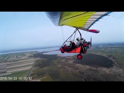 Lot nad Sieradz i do Szadku...