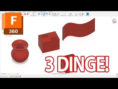 Die Drei Funktionen solltest du als erstes in Fusion 360 lernen   HD 1080p