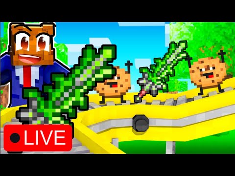 Jerome LIVE - Making An UNSTOPPABLE Factory In Minecraft Cookie Camp
