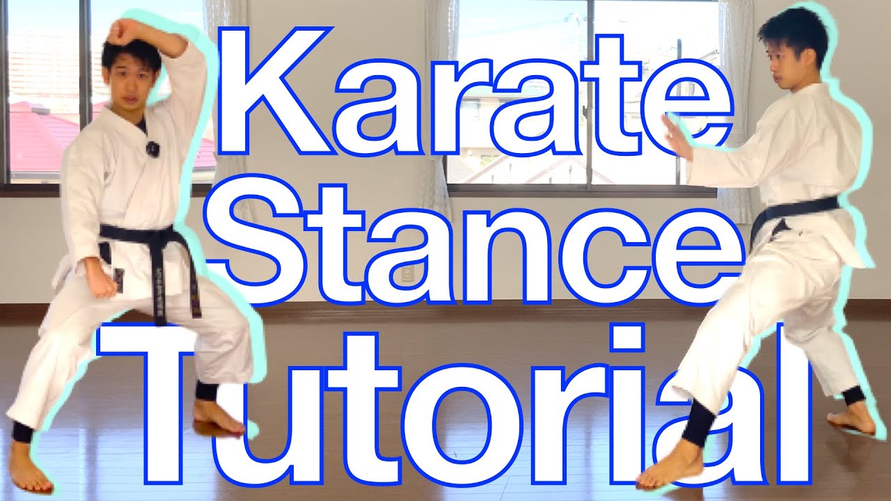 Karate Stance Tutorial! List of 8 Stance Names w/ Pronunciation!