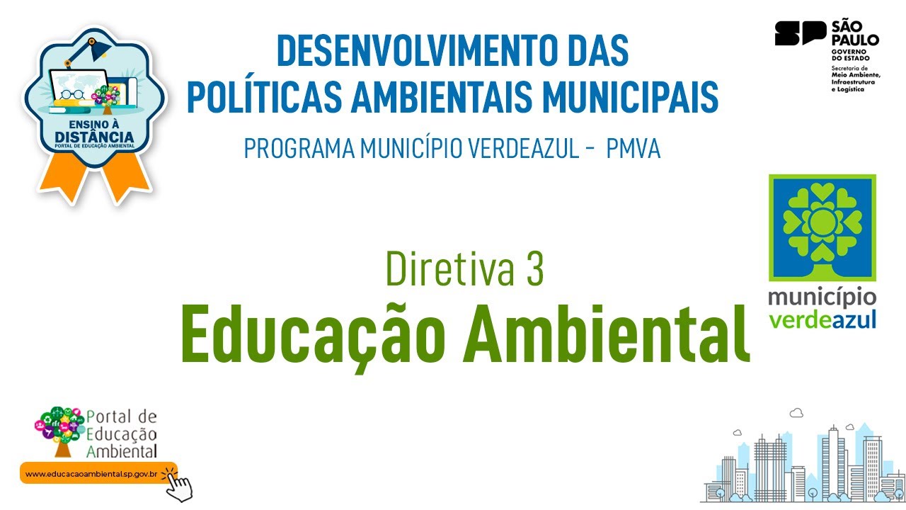 Capacitação PMVA - Aula 3: Diretiva 3 – Educação Ambiental