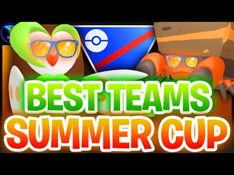 Sunglasses on! Here are the *BEST* TEAMS for the SUMMER CUP Great League Edition