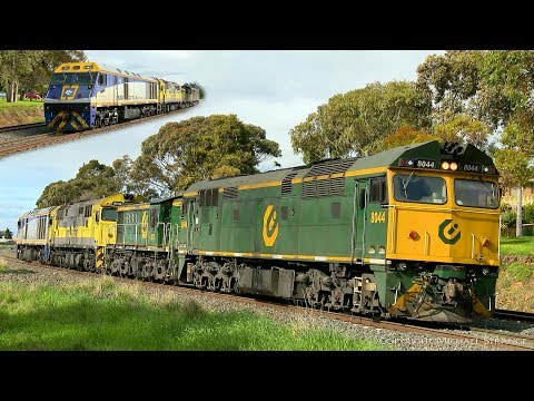 Light Engines For QUBE Grain Train - PoathTV Australian Railways