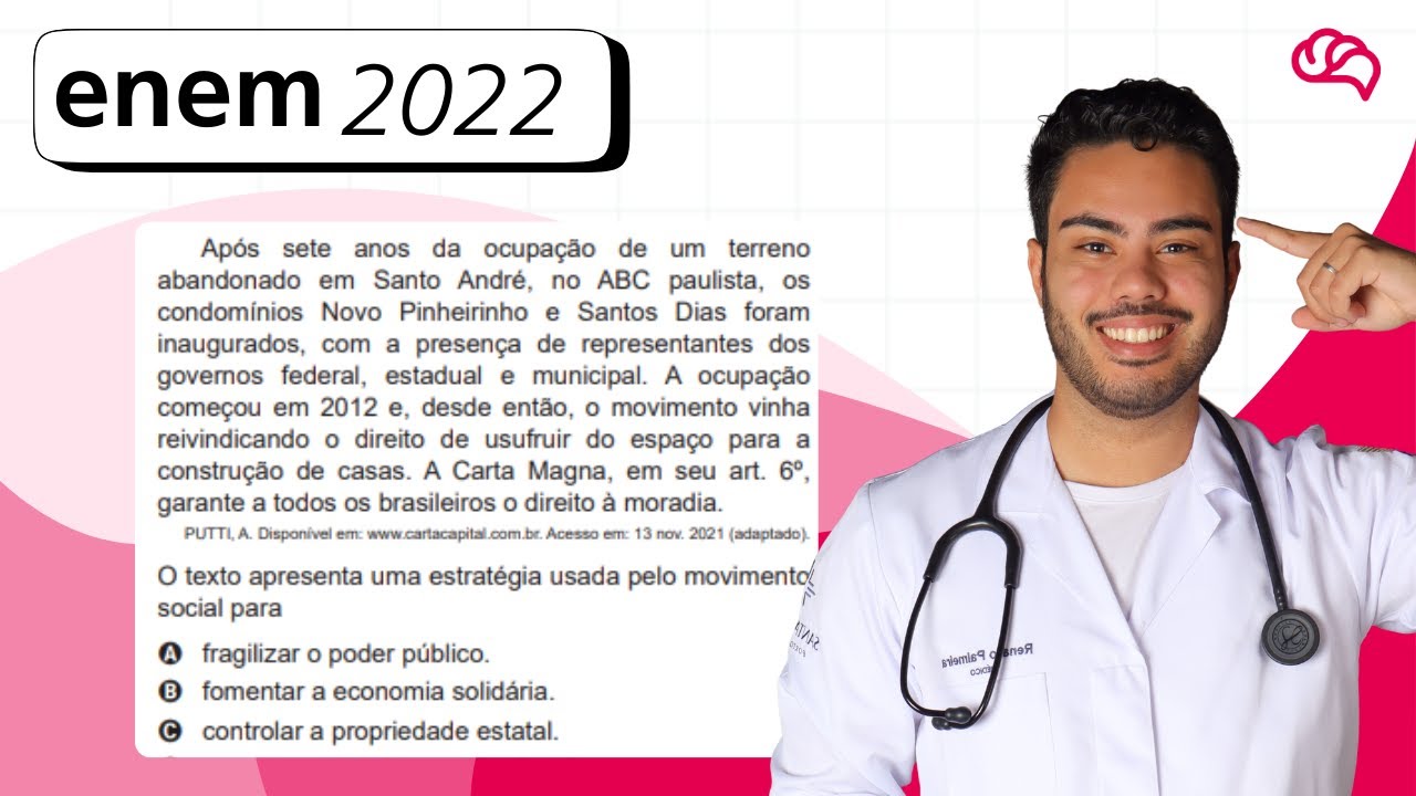 Resolução em Vídeo — Questão 67 ENEM 2022