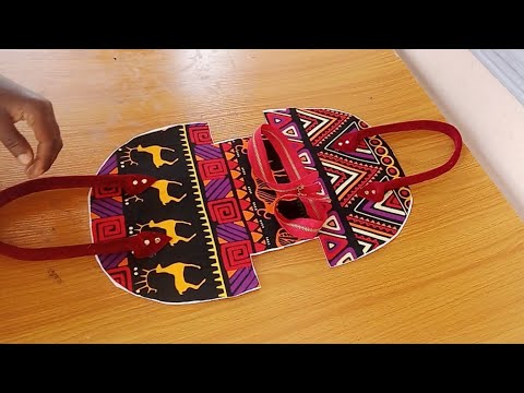 DIY How to cut and sew Dome bag //Sew Easy Handbag with zipper