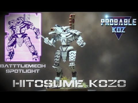 BattleTech BattleMech Spotlight - Hitosume Kozo - Draconis Combine BattleMech