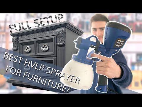 How To Paint & Protect Furniture With The HomeRight Super Finish Max | Beginners Guide