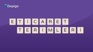 E-Ticaret Terimleri I - API, XML, GTIN, Kategori Ağacı, Kanal Bazlı Kavramları N