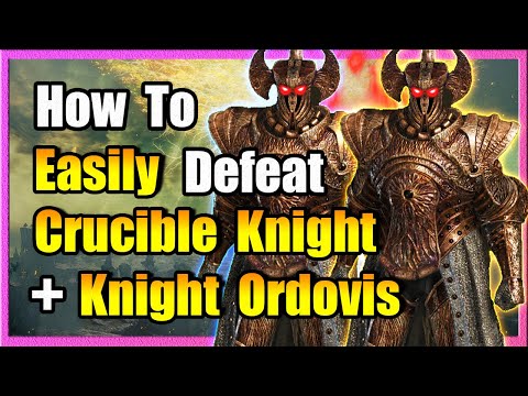 How To Defeat Crucible Knight Duo (Knight Ordovis) - Elden Ring