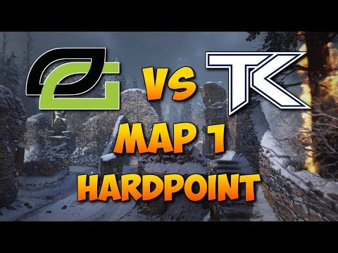 Optic Vs. Team Kaliber Map 1 - CWL Dallas 2017 Winners Bracket Finals