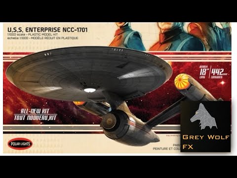 Polar lights 1/1000 U.S.S Enterprise model kit (Star trek Discovery) pt.1