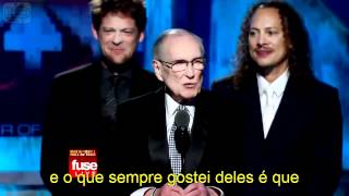 Discurso Ray Burton Metallica Rock and Roll Hall of Fame - Legendado Pt-br