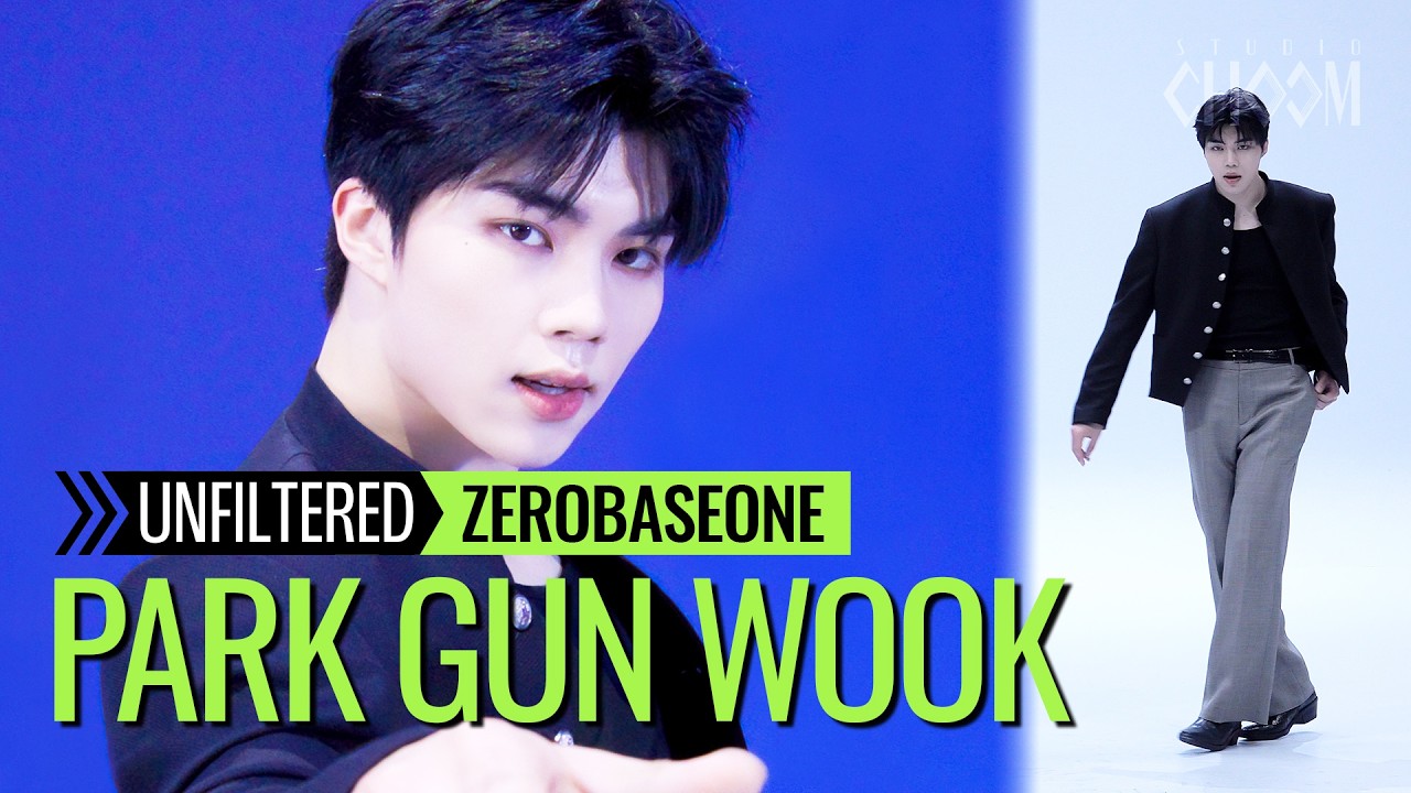 [UNFILTERED CAM] ZEROBASEONE PARK GUN WOOK(박건욱) 'TOP 5' 4K | STUDIO CHOOM ORIGINAL