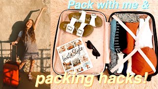 12 Travel Packing Tips and Hacks | Pack with me!