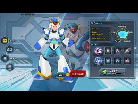 Mega Man X DiVE -  First Armor X Easter Egg