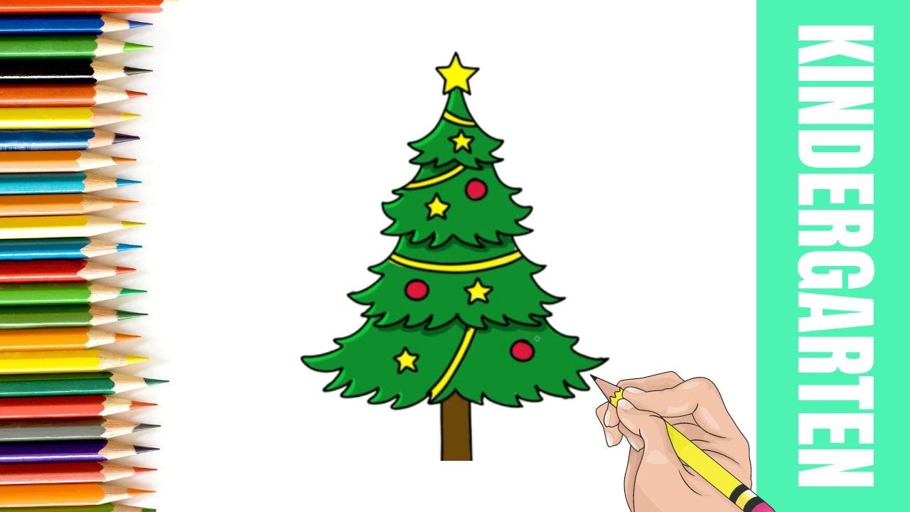 Merry Christmas Drawing for Kids