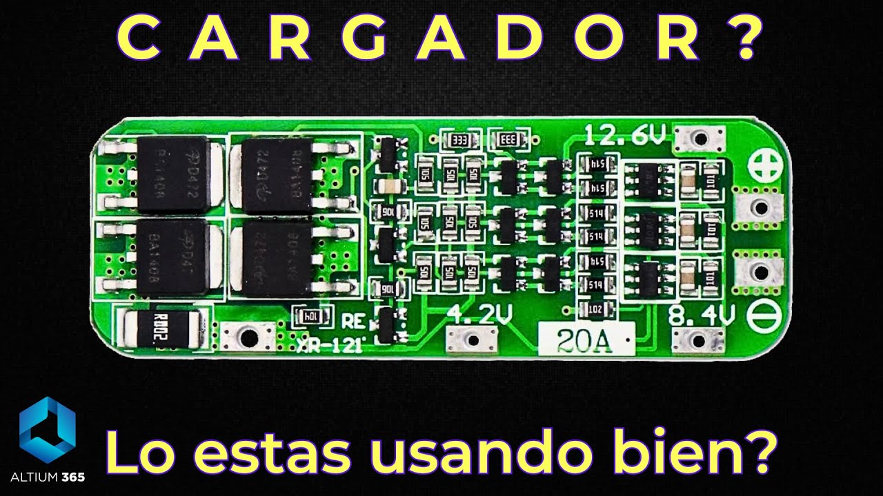 Es cargador o es protector/balanceador? | Cargador baterías de Litio BMS | Sponsor Altium365