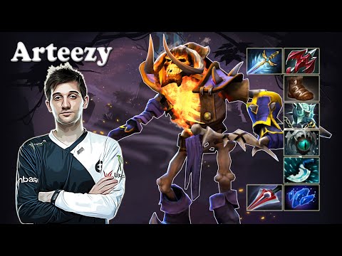 Arteezy - Clinkz Safelane | Dota 2 7.32b Gameplay