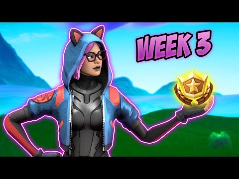 Fortnite - Season 8, Week 3 *SECRET* Battle Star Location! (Free Tier) - Fortnite Battle Royale