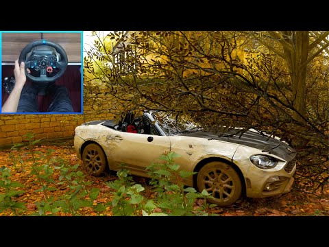 Rebuilding A 2017 Abarth 124 Spider - Forza Horizon 4 (Steering Wheel + Shifter) Gameplay
