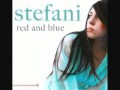 Stefani Germanotta (Lady Gaga) red and blue 