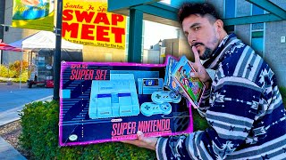 The swap meet vendors held this FOR ME