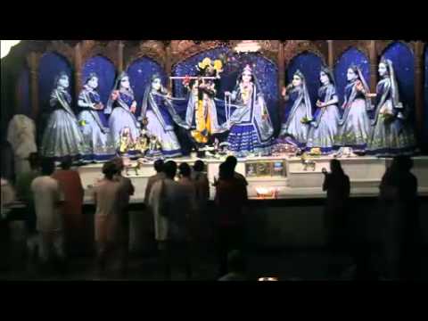 Mayapur Mangala Arati during flood - August 4th 2015