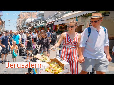 JERUSALÉM HOJE. Mercado Mahane Yehuda. Passeio a pé