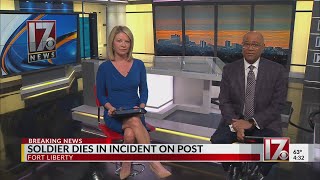 Ft. Liberty soldier dies in incident on post
