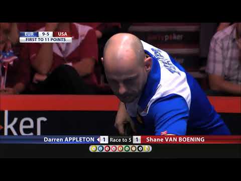 Darren Appleton vs Shane van Boening | 2014 Mosconi Cup