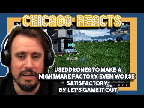 I Used Drones to Make a Nightmare Factory Even Worse   Satisfactory by Let’s Game It Out