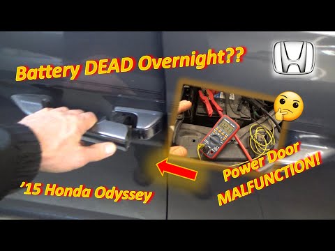 Honda Battery DEAD Overnight? ('15 Odyssey: Power Door MALFUNCTION!)